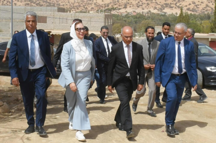 Séisme d'Al Haouz: Benmoussa s'informe à Taroudant de l'avancement du programme de reconstruction et de réhabilitation des établissements scolaires Séisme d'Al Haouz: Benmoussa s'informe à Taroudant de l'avancement du programme de reconstruction et de réhabilitation des établissements scolaires