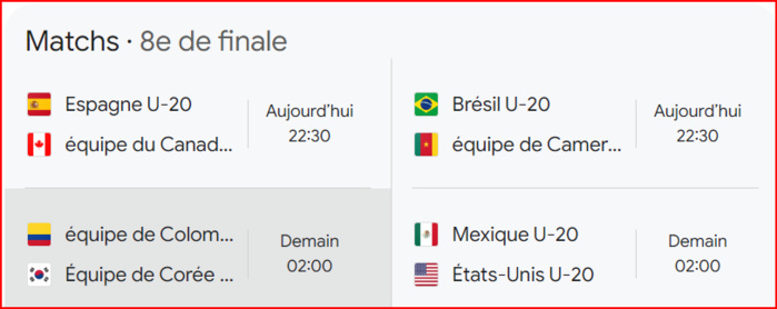 CDM Féminine U20 : ‘’Cameroun-Brésil’’ et ‘’Nigéria-Japon’’ en huitièmes de finale CDM Féminine U20 : ‘’Cameroun-Brésil’’ et ‘’Nigéria-Japon’’ en huitièmes de finale