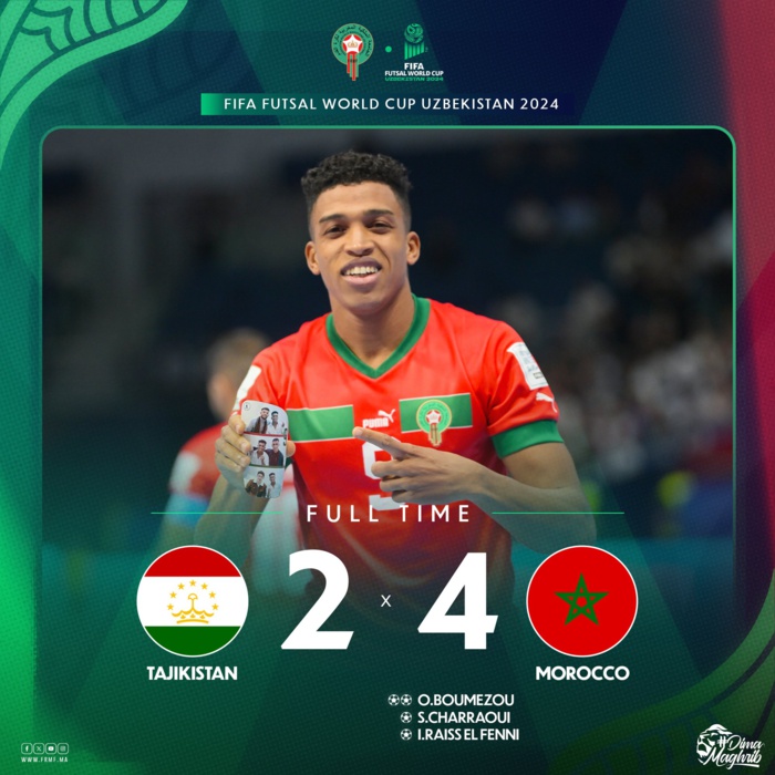 CDM Futsal 24: Les Lions s'offrent la victoire face aux Tadjiks ! CDM Futsal 24: Les Lions s'offrent la victoire face aux Tadjiks !