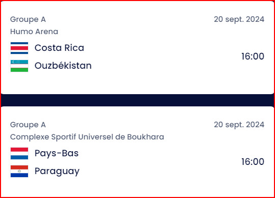 CDM Futsal 24 .J3 / Ce vendredi, 3 équipes pour un seul billet ! CDM Futsal 24 .J3 / Ce vendredi, 3 équipes pour un seul billet !