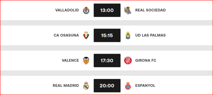 Liga. J6: Amallah vs Aguerd et Chédira vs Courtois ce samedi ! Liga. J6: Amallah vs Aguerd et Chédira vs Courtois ce samedi !