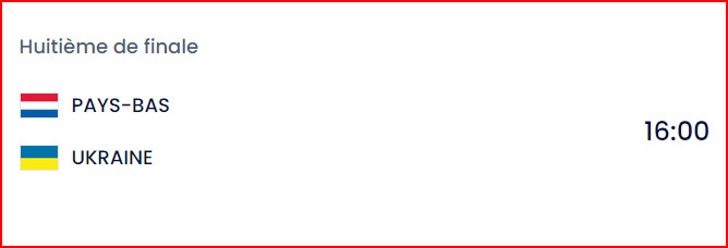 CDM Futsal. 8es de finale : Le programme d'aujourd'hui CDM Futsal. 8es de finale : Le programme d'aujourd'hui