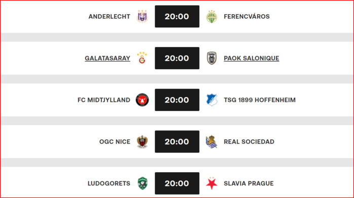 Europa League UEFA /J1: Tissoudali, Mazraoui, Sofiane Diop et  Aguerd actifs ce soir Europa League UEFA /J1: Tissoudali, Mazraoui, Sofiane Diop et  Aguerd actifs ce soir