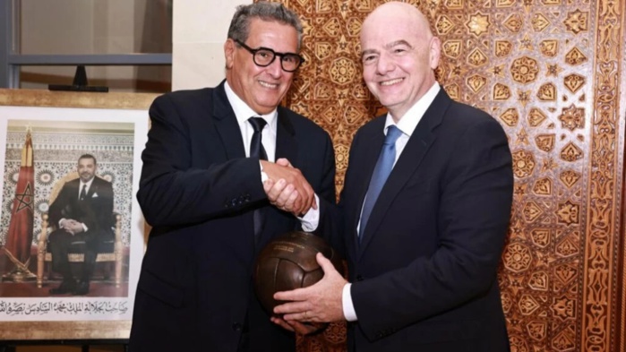 Le Mondial 2030 au cœur d'une réunion entre Aziz Akhannouch et le président de la FIFA à New York Le Mondial 2030 au cœur d'une réunion entre Aziz Akhannouch et le président de la FIFA à New York
