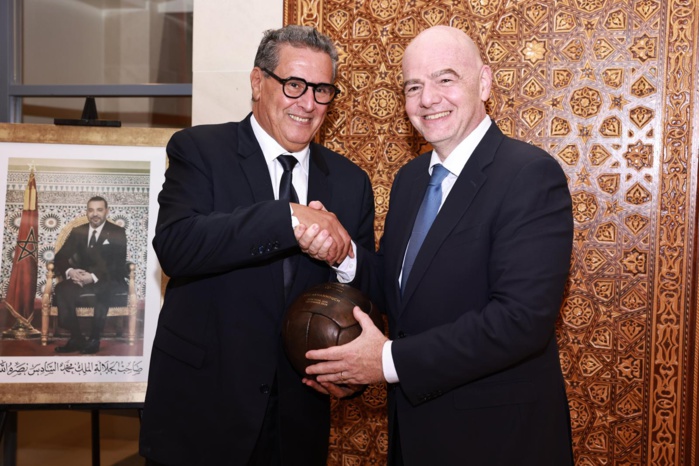 CDM 2030: M. Akhannouch s’entretient avec M. Gianni Infantino CDM 2030: M. Akhannouch s’entretient avec M. Gianni Infantino