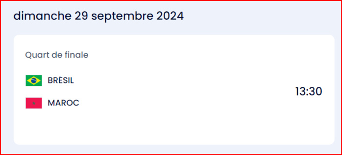 Un dimanche de quart de finale: Brésil-Maroc pour marquer l'Histoire  : Horaire? Chaînes? Un dimanche de quart de finale: Brésil-Maroc pour marquer l'Histoire  : Horaire? Chaînes?
