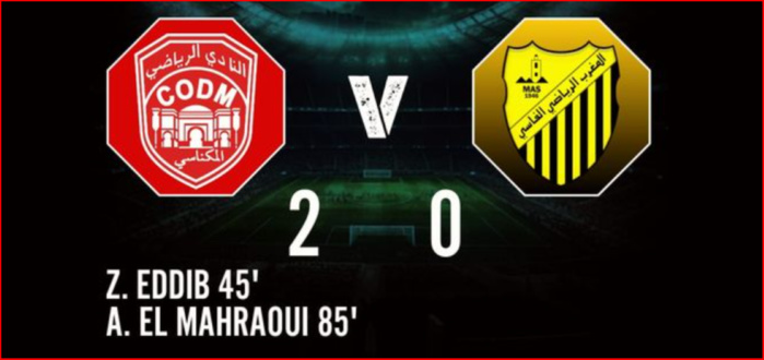 Botola D1. J5: Première victoire du CODM, première défaite du MAS ! Botola D1. J5: Première victoire du CODM, première défaite du MAS !
