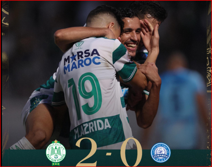 Botola D1. J5 : Les Verts s'offrent leur 3e victoire d'affilée ! Botola D1. J5 : Les Verts s'offrent leur 3e victoire d'affilée !