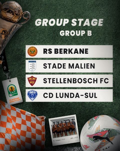 CCAF /  J1: La RSB face à Lunda Sul le 27/11 à Berkane CCAF /  J1: La RSB face à Lunda Sul le 27/11 à Berkane