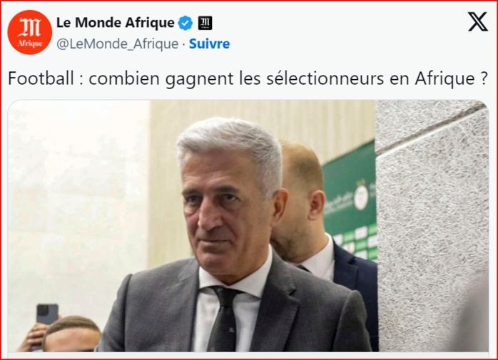 Salaire des sélectionneurs en Afrique: Regragui au pied du podium ! Salaire des sélectionneurs en Afrique: Regragui au pied du podium !