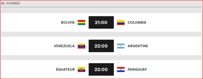Qualifs. CDM 26. AM Sud / Avant la J9 de cette nuit, l’Argentine mène, le Brésil traîne ! Qualifs. CDM 26. AM Sud / Avant la J9 de cette nuit, l’Argentine mène, le Brésil traîne !