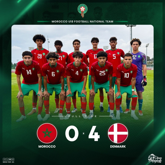 Foot amical U18 : Les Lionceaux lourdement battus par les Danois Foot amical U18 : Les Lionceaux lourdement battus par les Danois