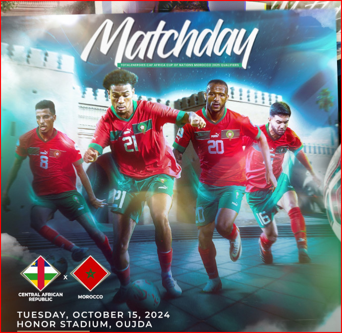 Foot. Centrafrique vs Maroc / Ce soir: Horaire? Chaînes? Foot. Centrafrique vs Maroc / Ce soir: Horaire? Chaînes?