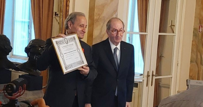 Bruxelles: Faouzi Skali décoré de la Médaille d’or de La Renaissance française Bruxelles: Faouzi Skali décoré de la Médaille d’or de La Renaissance française