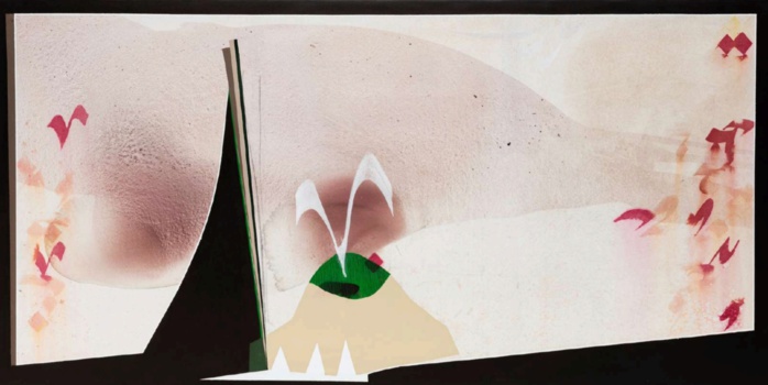 Mohamed Mourabiti, Sans titre, Mixte sur toile Mohamed Mourabiti, Sans titre, Mixte sur toile