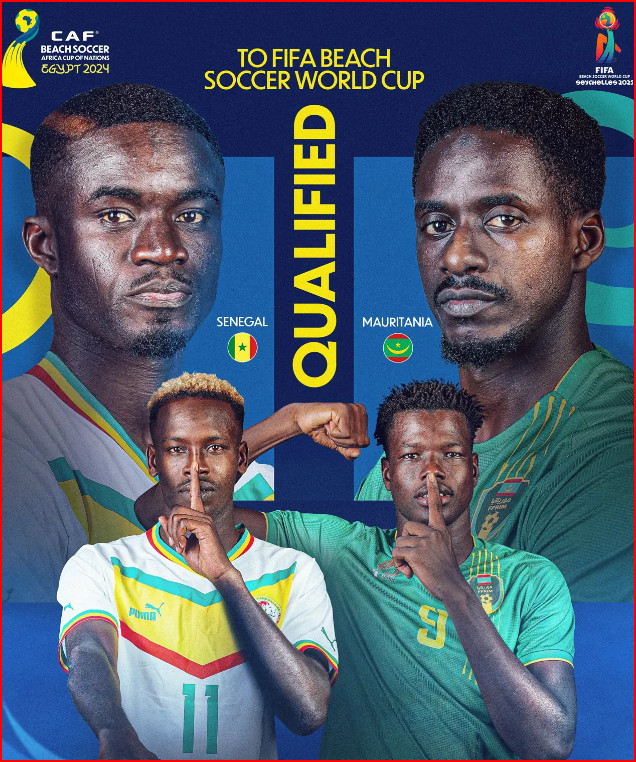 CAN Beach Soccer: Sénégal - Mauritanie en finale; Egypte - Maroc pour le classement CAN Beach Soccer: Sénégal - Mauritanie en finale; Egypte - Maroc pour le classement