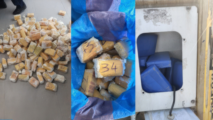 Plus de 72 kg de cocaïne saisis lors de deux opérations distinctes au port Tanger Med et au poste frontalier d’El Guergarat