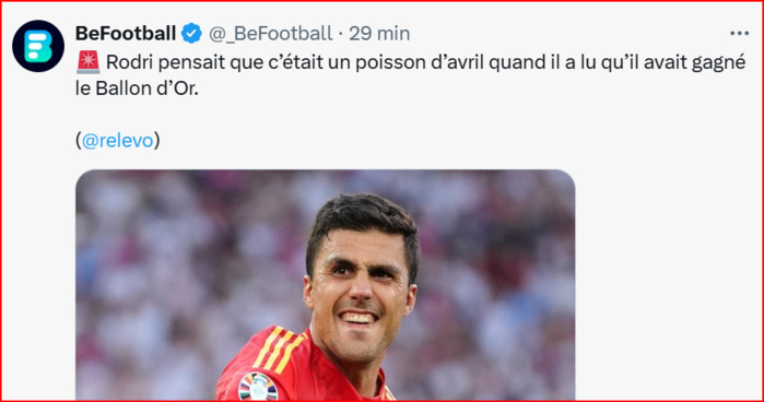 Ballon d’Or 2024 / Énorme surprise: Ce n’est pas Vinicius ! Ballon d’Or 2024 / Énorme surprise: Ce n’est pas Vinicius !