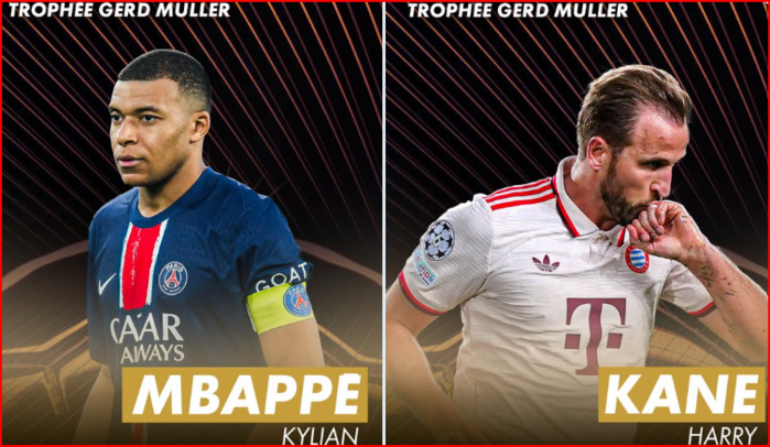 Cérémonie Ballon d’Or / Trophée Gerd Müller: Kane et  Mbappé conjointement vainqueurs !