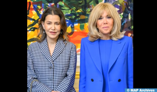 SAR la Princesse Lalla Meryem et Madame Brigitte Macron lancent à Rabat la campagne de lutte contre le harcèlement en milieu scolaire et le cyberharcèlement SAR la Princesse Lalla Meryem et Madame Brigitte Macron lancent à Rabat la campagne de lutte contre le harcèlement en milieu scolaire et le cyberharcèlement
