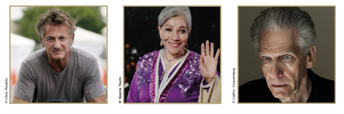 Naima Elmcherqui entre Sean Pen et David Cronenberg, le temps d’un hommage. Naima Elmcherqui entre Sean Pen et David Cronenberg, le temps d’un hommage.