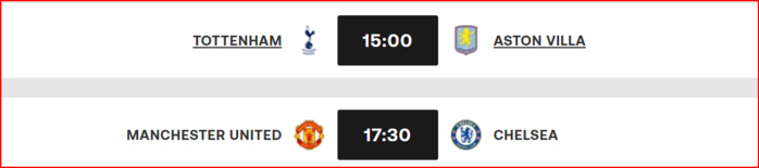 Premier League: Man. United-Chelsea en affiche cet après midi Premier League: Man. United-Chelsea en affiche cet après midi