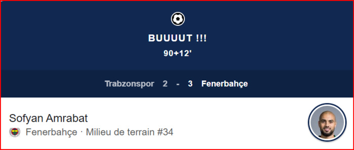 Süper Lig. J10 : Amrabet et Mourinho se lâchent ! Süper Lig. J10 : Amrabet et Mourinho se lâchent !