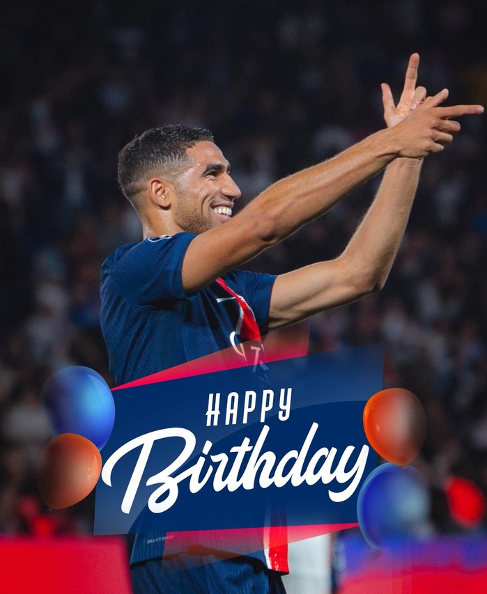 Anniversaire de Hakimi: Respect…Ssi Achraf ! Anniversaire de Hakimi: Respect…Ssi Achraf !