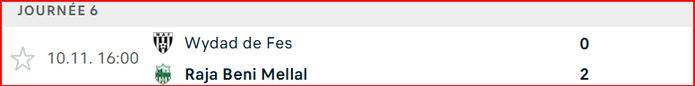 Botola D2. J6: le RBM rejoint Yaâcoub El Mansour en tête du classement Botola D2. J6: le RBM rejoint Yaâcoub El Mansour en tête du classement