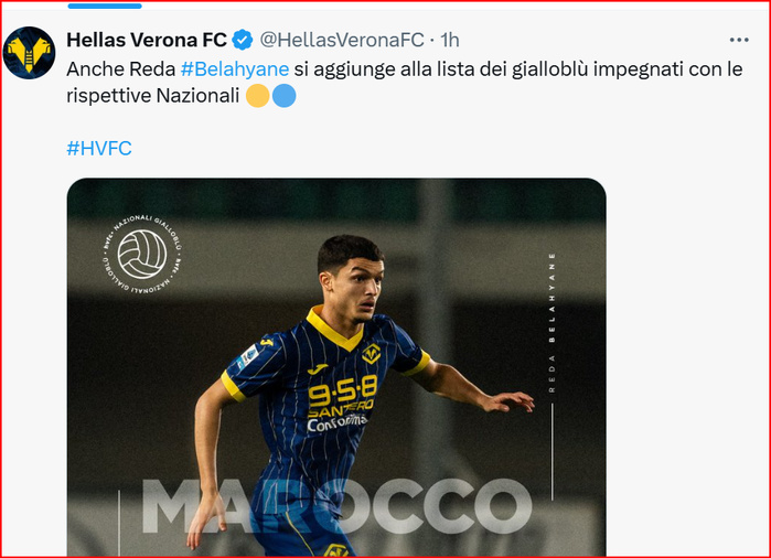 Equipe nationale: Réda Belhayane rappelé par Walid Regragui Equipe nationale: Réda Belhayane rappelé par Walid Regragui