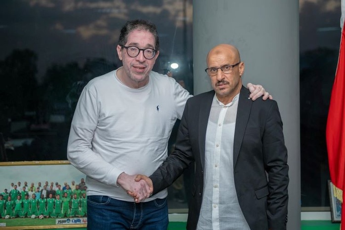 Le président et l'entraineur ! Le président et l'entraineur !