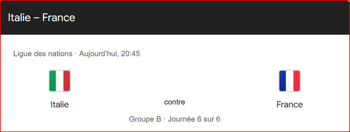 LDN. UEFA: Le 921e ‘’Italie-France’’ au programme de la soirée ! LDN. UEFA: Le 921e ‘’Italie-France’’ au programme de la soirée !
