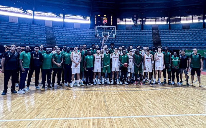 Préparation .Qualifs. Afro Fiba Basket 25: Le Maroc vainqueur du Rwanda Préparation .Qualifs. Afro Fiba Basket 25: Le Maroc vainqueur du Rwanda