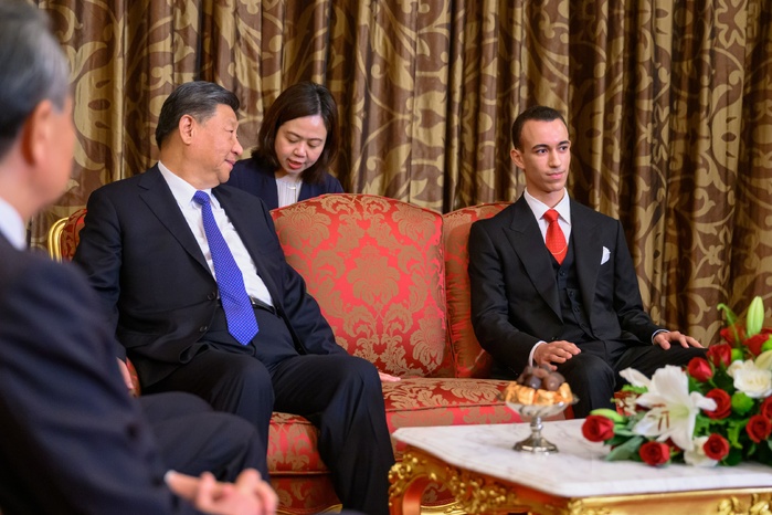 Sur Hautes Instructions de SM le Roi, SAR le Prince Héritier Moulay El Hassan reçoit à Casablanca le Président chinois Sur Hautes Instructions de SM le Roi, SAR le Prince Héritier Moulay El Hassan reçoit à Casablanca le Président chinois