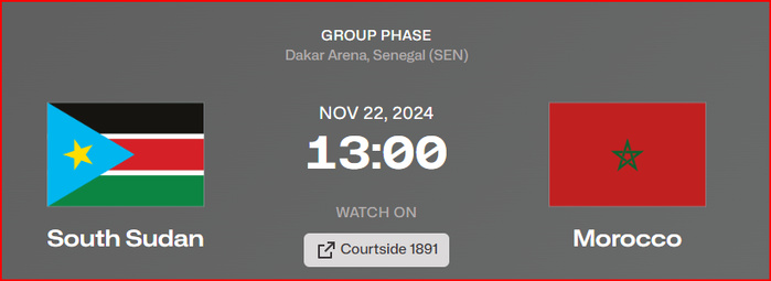 Qualifs. CAN de Basketball 25 / Maroc - Soudan du Sud ce vendredi: Horaire? Chaîne? Qualifs. CAN de Basketball 25 / Maroc - Soudan du Sud ce vendredi: Horaire? Chaîne?