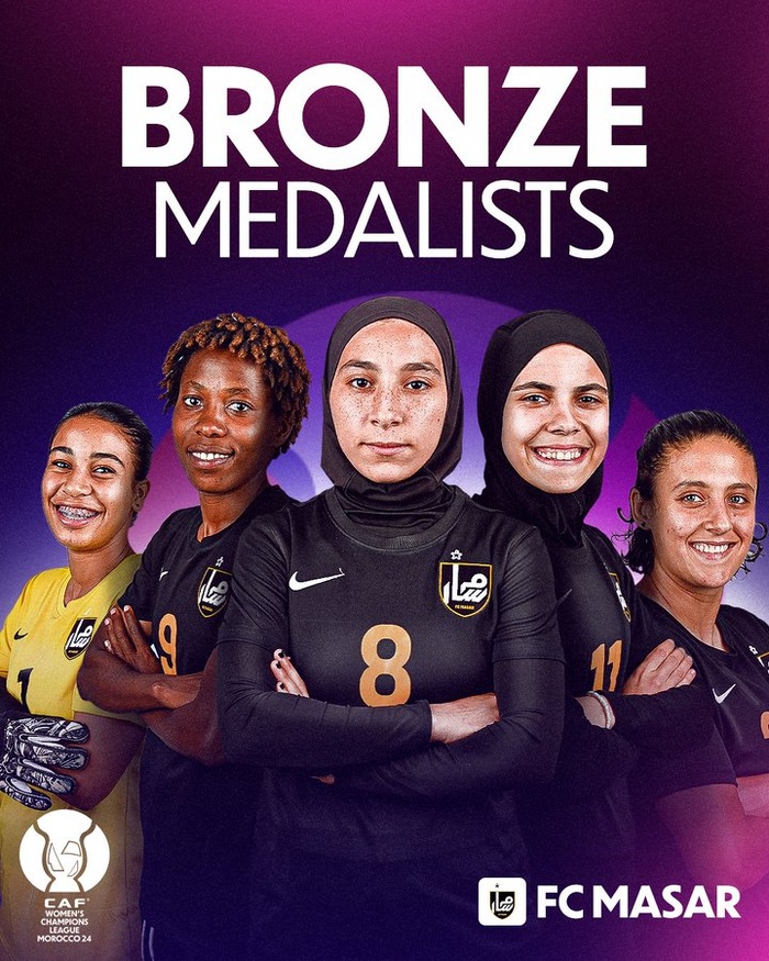 LDC (F) Maroc 24: Les Égyptiennes sur la 3e marche du podium LDC (F) Maroc 24: Les Égyptiennes sur la 3e marche du podium