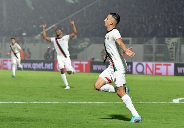 Hamoudane en extase après son but face au Raja ! Hamoudane en extase après son but face au Raja !