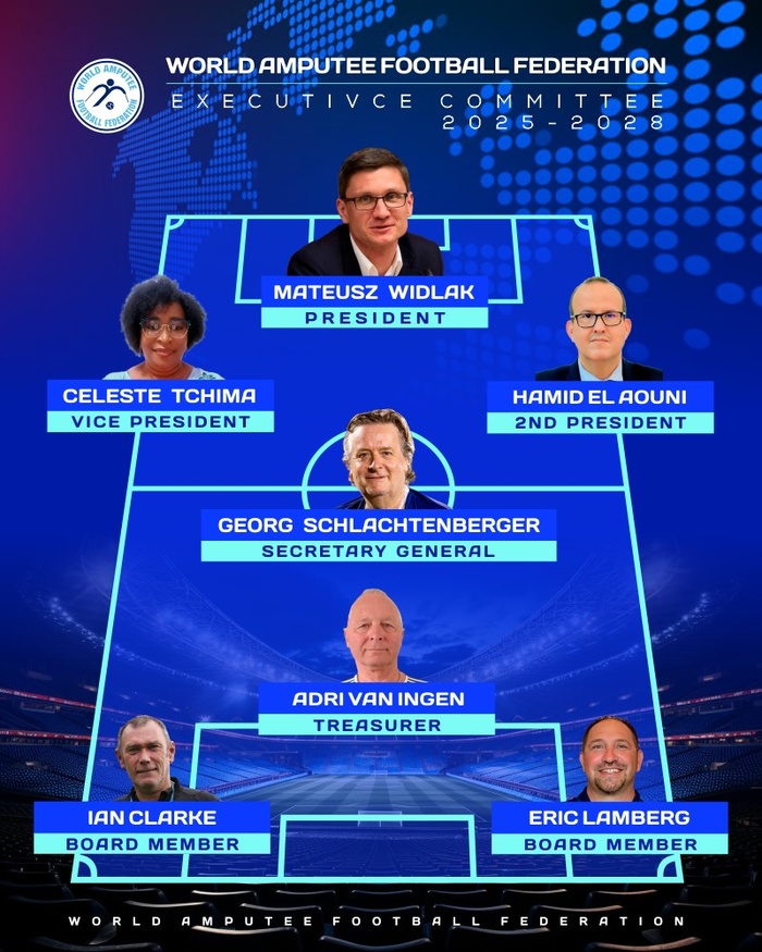 World Amputée Football Fédération: M. Hamid El Aouni, président de la FRMSPH, élu 2ème vice-président ce samedi World Amputée Football Fédération: M. Hamid El Aouni, président de la FRMSPH, élu 2ème vice-président ce samedi