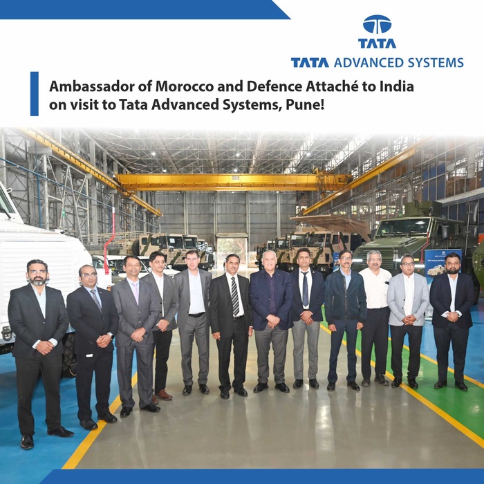 Industrie de la défense : Une délégation marocaine en visite à Tata Advanced Systems en Inde Industrie de la défense : Une délégation marocaine en visite à Tata Advanced Systems en Inde
