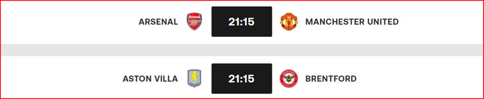 PL. J -14: Arsenal-Manchester United, principale attraction de la soirée PL. J -14: Arsenal-Manchester United, principale attraction de la soirée