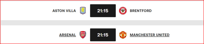 PL. J -14: Arsenal-Manchester United, principale attraction de la soirée PL. J -14: Arsenal-Manchester United, principale attraction de la soirée