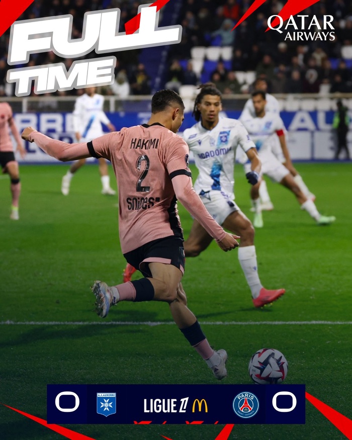 Ligue 1: Le PSG cale à Auxerre. Hakimi énorme mais orphelin ! Ligue 1: Le PSG cale à Auxerre. Hakimi énorme mais orphelin !
