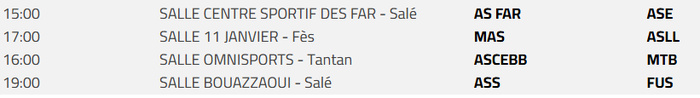 Basketball. DEX (H) / J7 : ASS-FUS, duel au sommet ce soir à Salé ! Basketball. DEX (H) / J7 : ASS-FUS, duel au sommet ce soir à Salé !