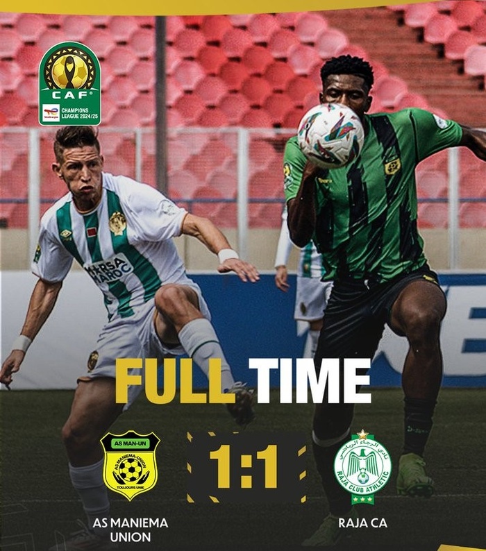 LDC / Maniema vs Raja : Un nul mi-figue, mi-raisin ! LDC / Maniema vs Raja : Un nul mi-figue, mi-raisin !