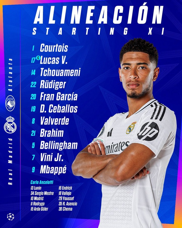 LDC/Atalanta-Real: Deux Marocains sur la feuille du match, ce soir LDC/Atalanta-Real: Deux Marocains sur la feuille du match, ce soir