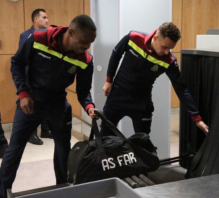 LDC. CAF / J3: L’AS FAR est arrivée à Kinshasa LDC. CAF / J3: L’AS FAR est arrivée à Kinshasa