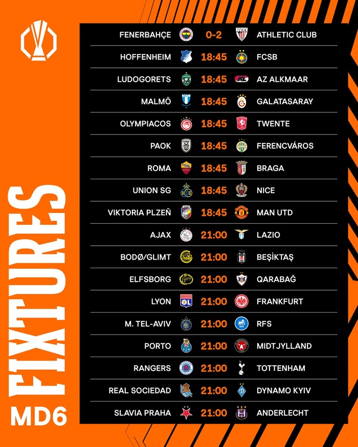 Europa League  / J-6: Programme des Lions ‘’  européens ‘’ de ce jeudi ! Europa League  / J-6: Programme des Lions ‘’  européens ‘’ de ce jeudi !