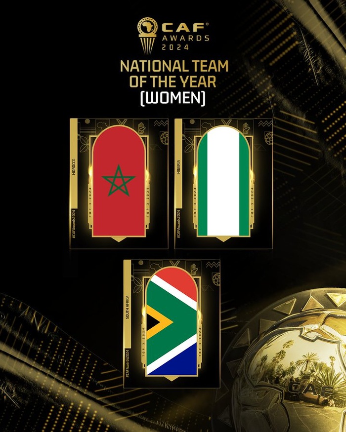 CAF Awards 2024: Les listes finales des nominés commencent à tomber  CAF Awards 2024: Les listes finales des nominés commencent à tomber