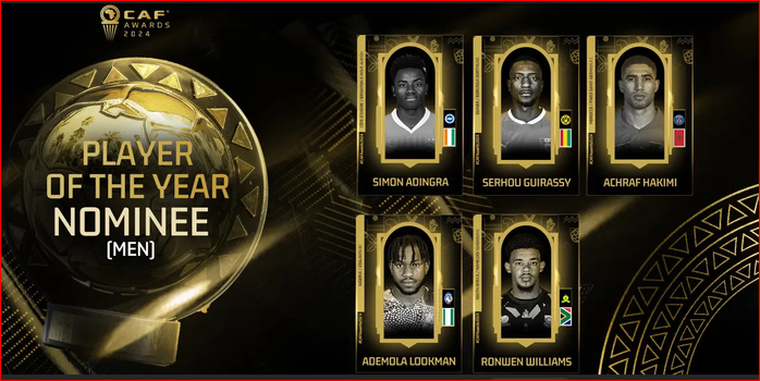 Listes finales des CAF Awards 2024: Hakimi Ballon d’Or ?  On en doute !  Listes finales des CAF Awards 2024: Hakimi Ballon d’Or ?  On en doute !