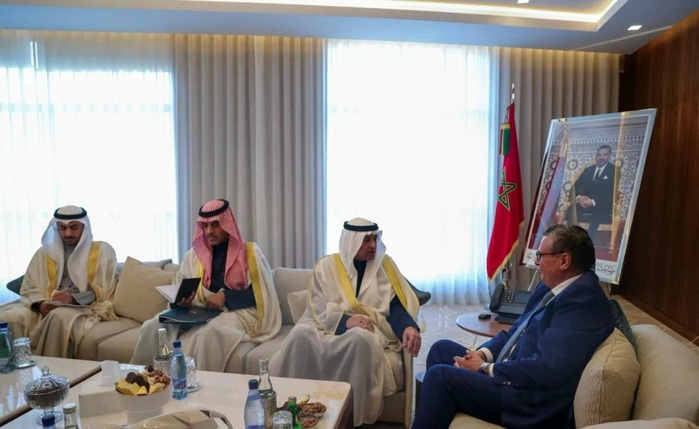 Akhannouch s'entretient avec le Secrétaire général du Conseil de Coopération du Golfe Akhannouch s'entretient avec le Secrétaire général du Conseil de Coopération du Golfe